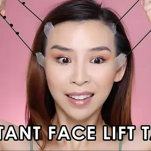 Invisible Face Lifting Tapes 40 Pieces Set Instant Firming Lifting Facial Skin Firming Tool for Women Girls Skincare Products Anti Wrinkle Patches Faceliftingband
