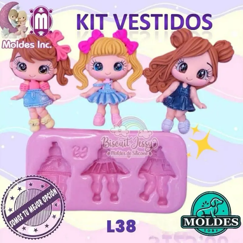 Molde de silicon código L38 Molde de silicon código L38