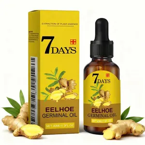 40ML Ginger Hair Growth Oil, Cold-Pressed Root Oil + Curcumin, Plant-Based Haircare, Follicle Activation, Promotes Growth, Dry Scalp Care, Unisex Adult Daily Hair Strengthening Treatment, Hair Growth Supply