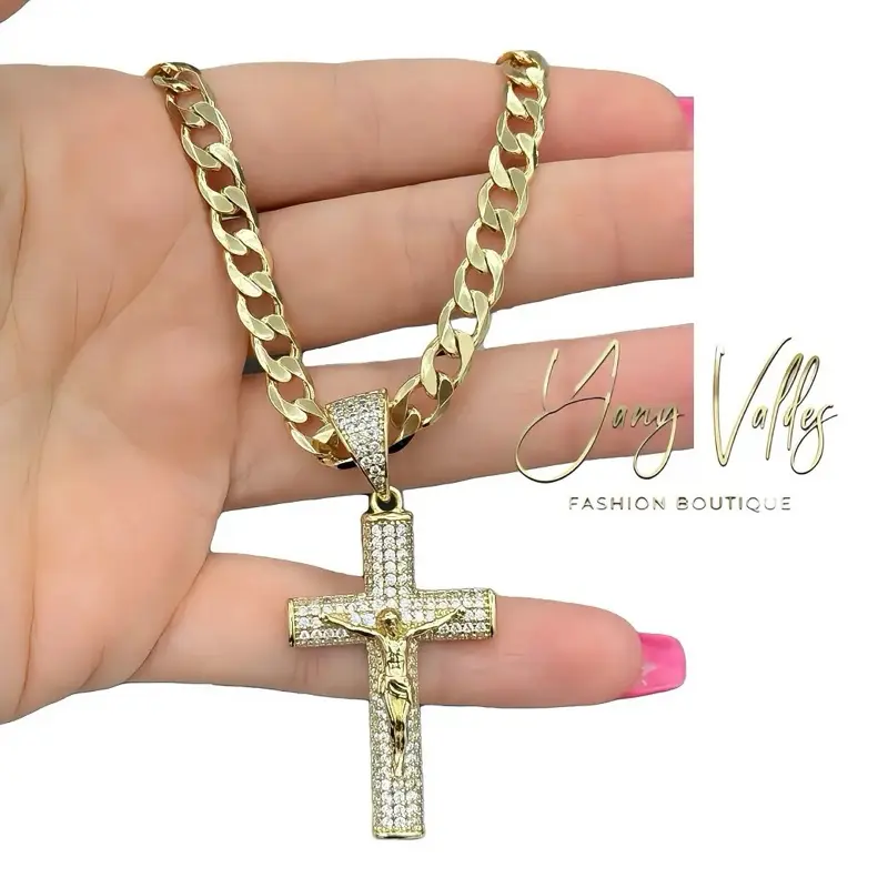 Cuban Chain with Pendant 6mm  Clean everyday style