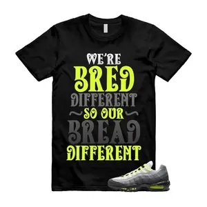 Air Max 95 Big Bubble Neon Yellow Black Cool Grey 2026 OG T Shirt Match BREAD
