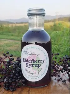 Homegrown Elderberry Syrup - 12 OZ Flavor