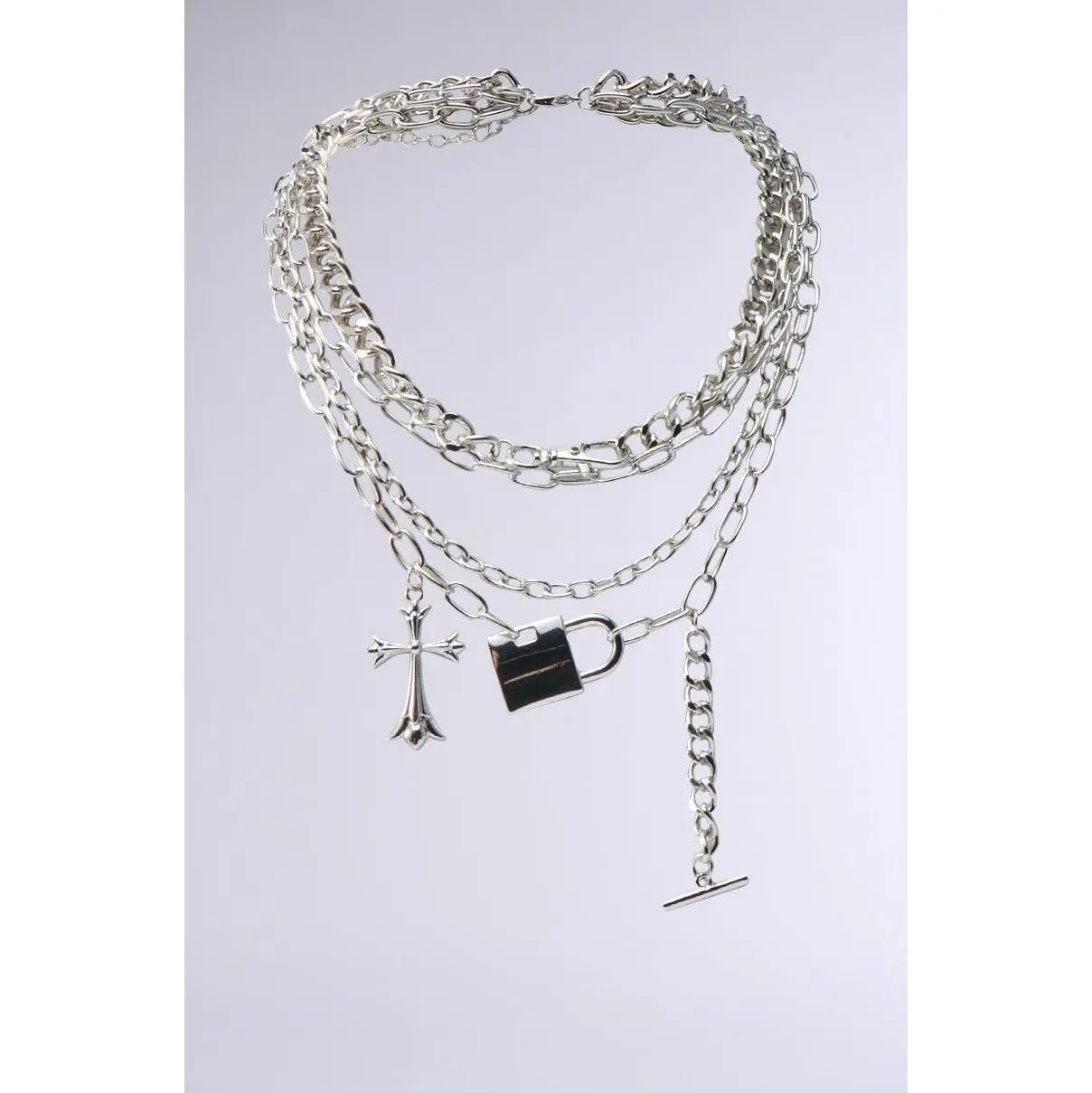 HEART ON LOCK NECKLACE