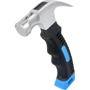 Small Claw Hammer - Mini Hammer for Women&Kids, Camping Hammer, Stubby Tack Hammer, Nail Hammer with Magnetic (Blue)