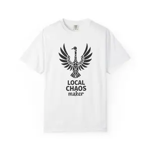 Local Chaos Maker T-shirt | Geometric Phoenix Graphic