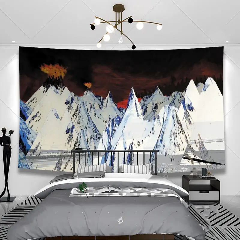 Tapestry  Radioheads Music Art Wall Hanging Tapestry Wallpaper Tapestry Headboard Aesthetic Room Decoration 60X40 Gift Colorful