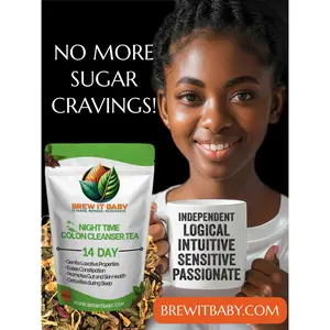 "NIGHT TIME" COLON CLEANSER TEA (Blood Types A, B, O. and AB)