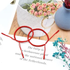 Red String Bracelets Couples Gifts for Boyfriend and Girlfriend Handmade Red String of Fate Bracelets Kabbalah Protection Good Luck Simple Matching Bracelets for Lover Women Men