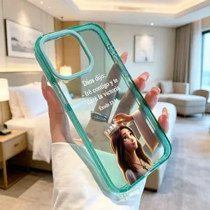 Soft Phone Case for iPhone 17 16 Pro Max 15 Plus 14 13 12 11 17 Air Crown Girl Anti-Yellowing Shockproof ultra-thin Silicone Crystal Cover Protective Smartphone Durable Casing iPhone case