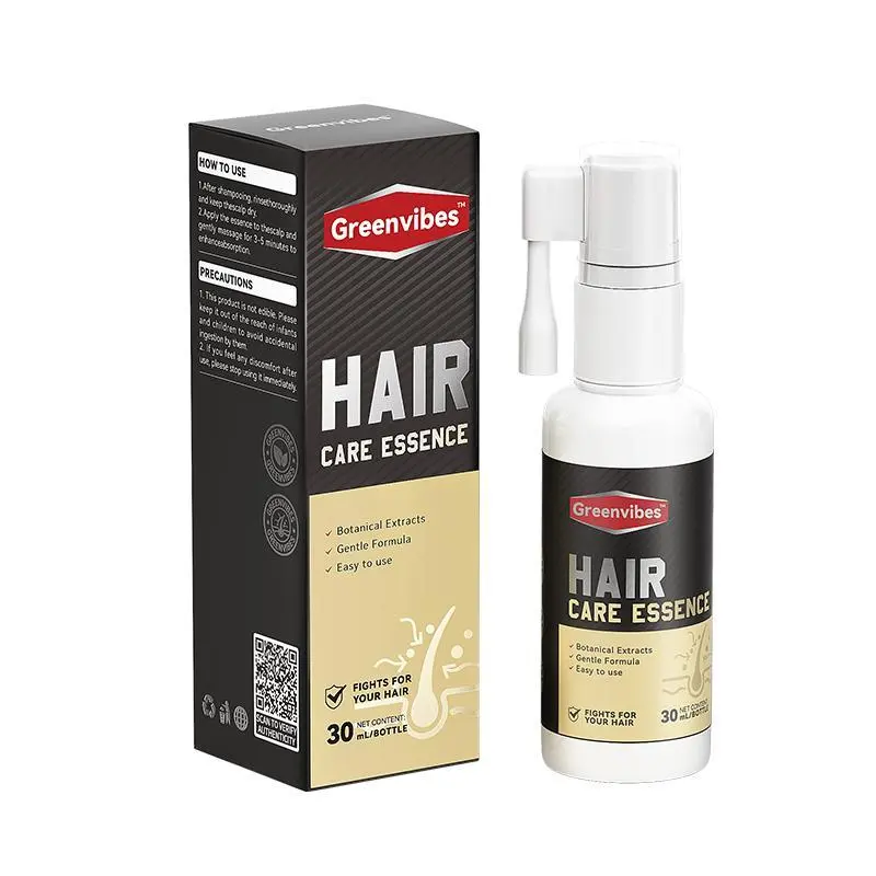 Greenvibes Hair Care Essence with Butylene Glycol Glycerin & Polyaminoglycoside Condensates for Enhanced Strength and Vitality 30ml