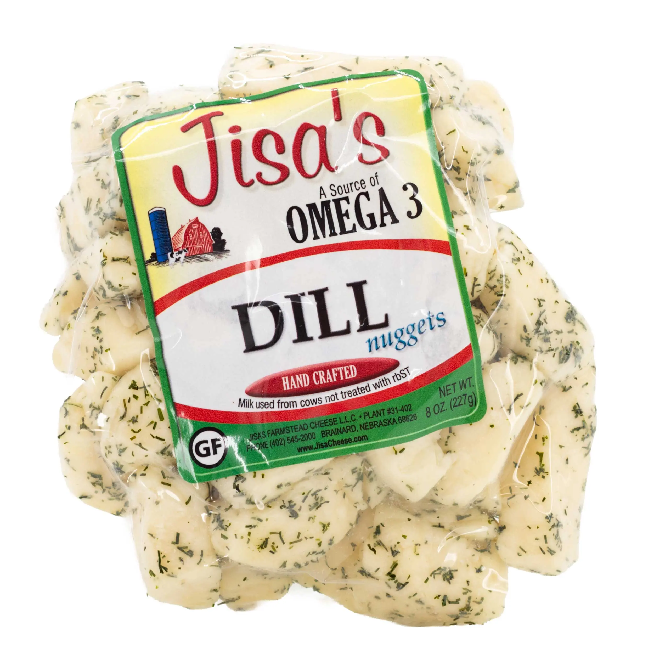Dill Cheese Nuggets | 8 oz | Jisa's Farmstead Cheese
