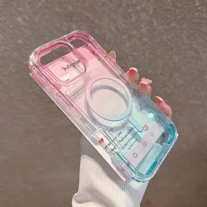 Premium Feel Suitable for Apple for iphone 16 Cases, Including for iphone 16 Pro Max/17 Pro Max, Three-In-One Air Cushion for 15 Pro, Translucent Gradient for 13 Pro, for 14 Plus, Thick Version for 11, And Full Protective Case for 12 Pro to Prevent Drops.