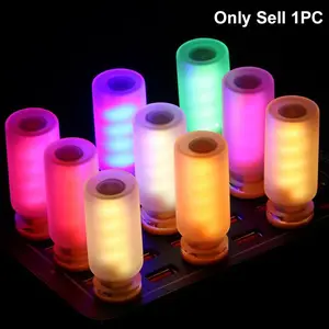 1 USB small night light touch color LED night light in the car ambient light Edison bulb incandescent ceramic light sanding touch bedside sleeping light portable multi-color LED ambient light that lights up