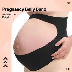 【Flash Sale】Maternity Belly Band for Pregnancy I SoftAbdominal Support for Second & ThirdTrimester M-XL