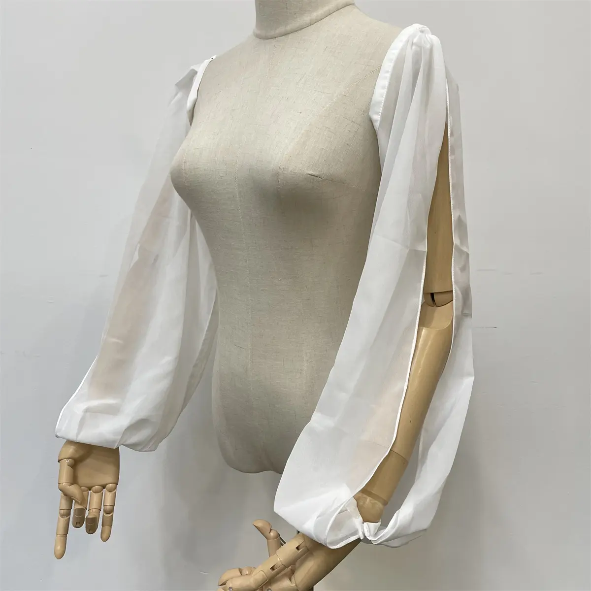 Fairy Chiffon Sleeves, Detachable Sleeves With Slit, Wedding Sleeves, Bridal Sleeves, Prom Dress Sleeves Comfort Women