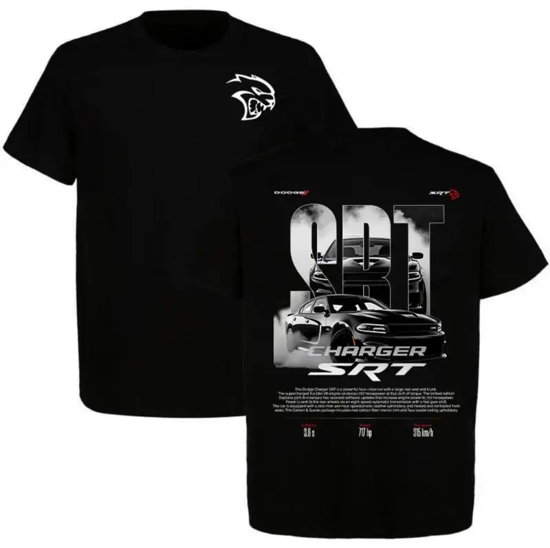 717HP Supercharged V8 Graphic Shirt - American Muscle Car Streetwear Tee S-5XL, High Performance Racing Fan T-Shirt, Car Lover Gift