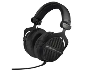 beyerdynamic DT 990 PRO 250 OHM Black Limited Edition Electronic Over Ear Audio Headphones - Open-Back Studio Headphones