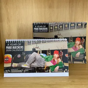 Pa4ige Buueck4rs Wall and Desk Calendar 2026 Basketball Fan Lover