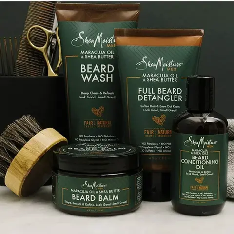 BEARD GROWTH, STYLE & GROOM. Achieve a meticulously groomed look with Shea Moisture Men’s Beard Care Regimen. Our premium natural ingredients help soften, condition and style facial hair, leaving beards scruff-free