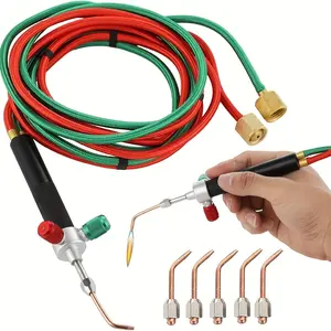 Multifunctional Mini Jewelry Welding Tool Set for Gold Silver Repair DIY Projects, Flexible Soft Tube Safe Operation Accessories, Tool Kit