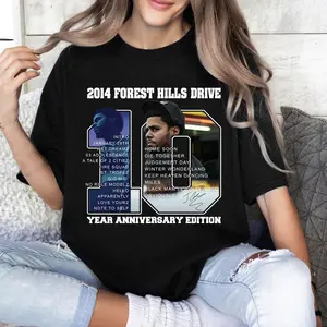 COLE World Shirt 2014 Forest Hills Drive Vintage 10 year anniversary edition retro 100% cotton tee, J Cole sweatshirt, hoodie