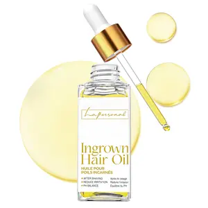 Ingrown Hair Body Oil-  Soothes Razor Burn and Redness after shaving or waxing, Smooths Skin on Legs, Underarms & Pubic Area, Prevents Ingrowns for Men & Women