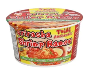 Thai Authentic Sriracha Shrimp Ramen Instant Food 2.6 Oz (75 g)