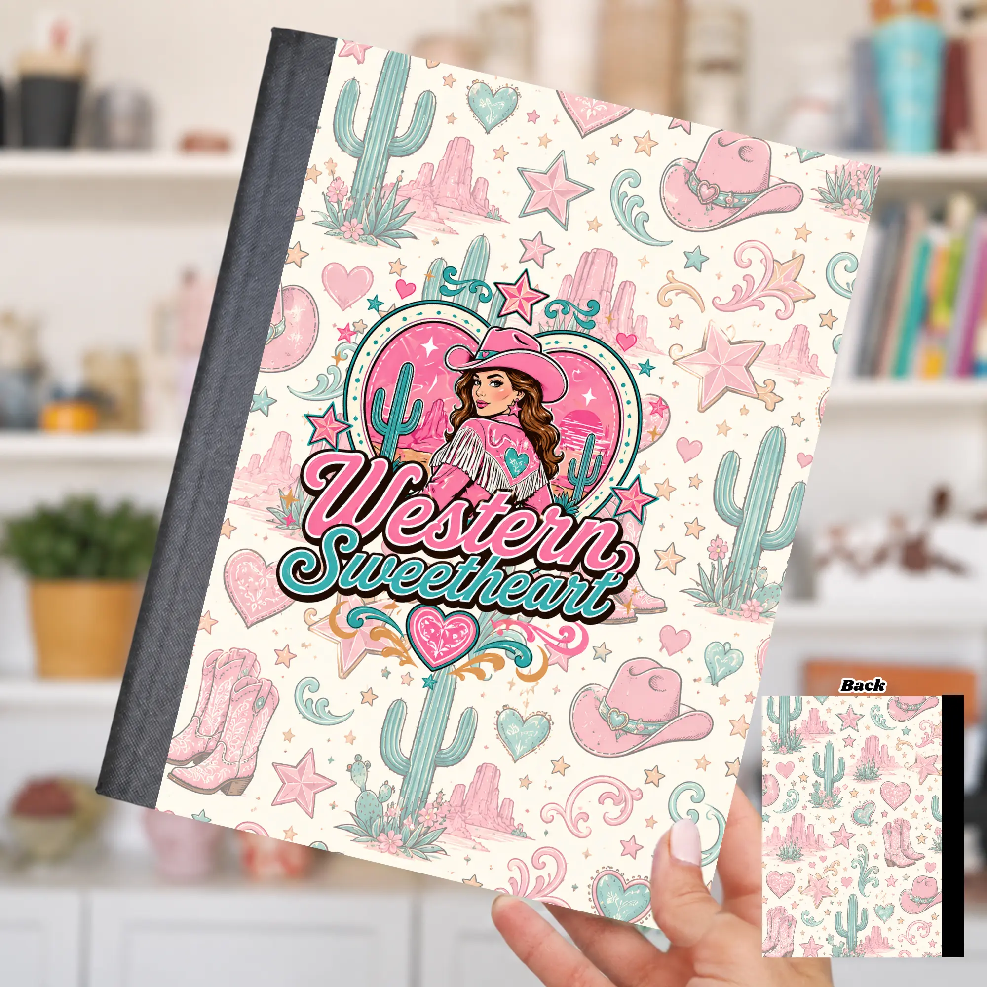 Composition Note Book Western Sticker Cover (C)