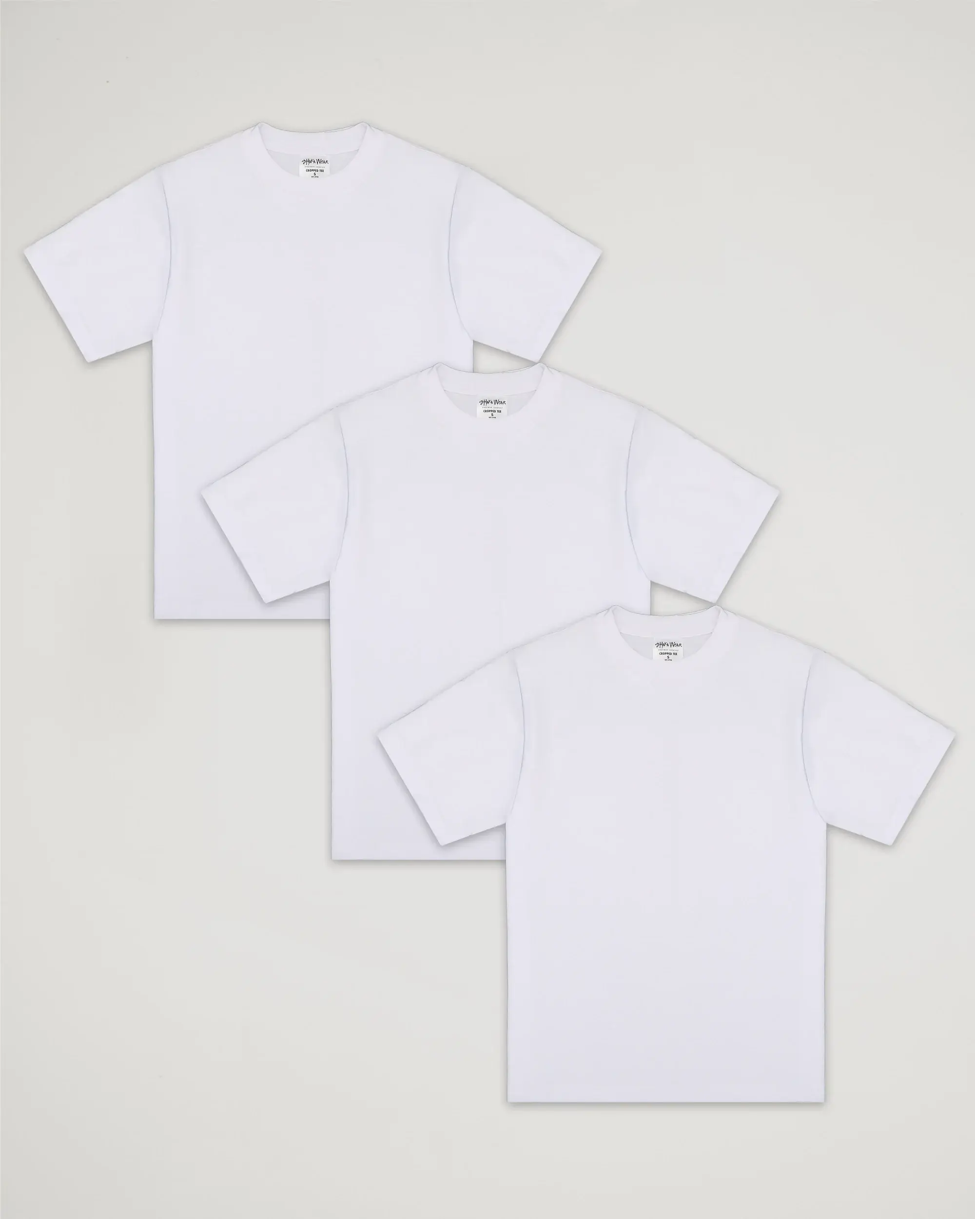 7.5oz Max Heavyweight Cropped Tee - 3-Pack