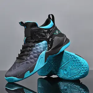 Men's Basketball Shoes - Breathable Non-Slip Outdoor Sports Sneakers Lightweight Running Shoes Simple Comfortable All Year Round Fashionable Design