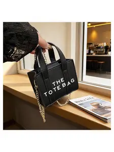 Women's Embroidered Letter Tote Bag, Fashion Versatile Handbag, 2026 New Design, Multiple Colors Available