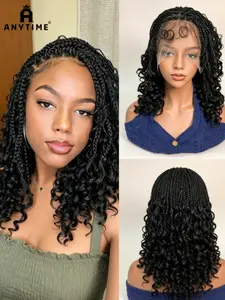 Twist Braid Hair Extension, 14-Inch Full Lace Wig Cap, Easy to Wear and Maintain, Suitable for Daily Use, Women's Hairstyle Accessory, Synthetic Hair