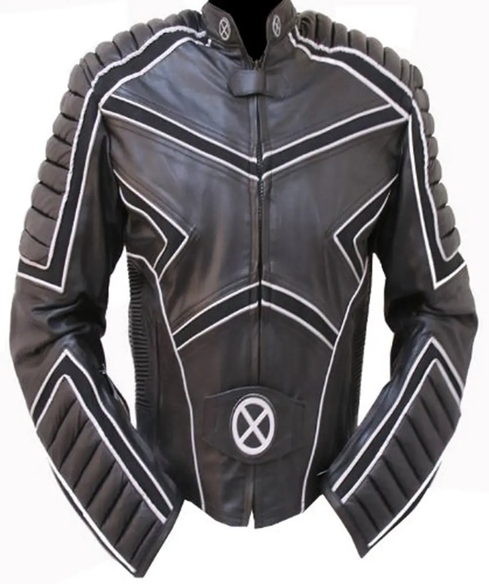 Men's Spine Protection Sports Jacket in Top-Grain Cowhide Leather, Racing Style Motorcycle Coat with CE Armor and Collared Neck