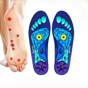 Magnetic Acupressure Insoles for All-Day Comfort, Magnetic Insoles, Magnetic Therapy Insoles for Men and Women Blue Footwear Arch Suport insoles for shoes Plantar Fasciitis Insoles