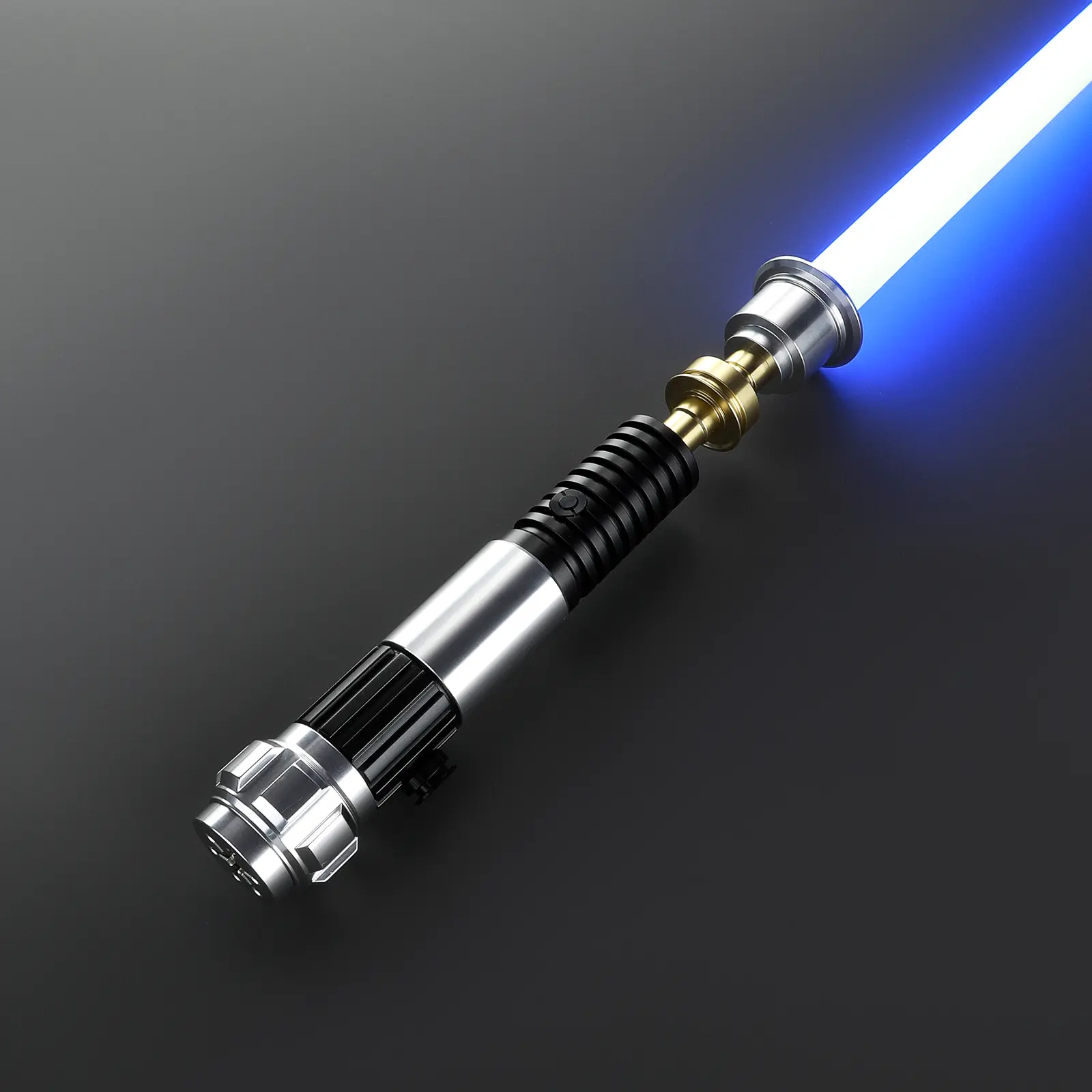 BJSABER Obi Wan XENO3.0 Neopixel Lightsaber - Metal Hilt, USB Rechargeable, Durable Steel, Flash on Clash, Custom Sound, Polycarbonate Blade, Manual Controls, LARP Prop, Collectible Toy Sword