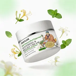 MAYLOR Herbal Soothing Relief Cream – Lightweight Moisturizer for Sensitive Skin, Daily Comfort for Eczema-Prone Skin, Calming & Gentle Formula with Honeysuckle & Peppermint, 30g