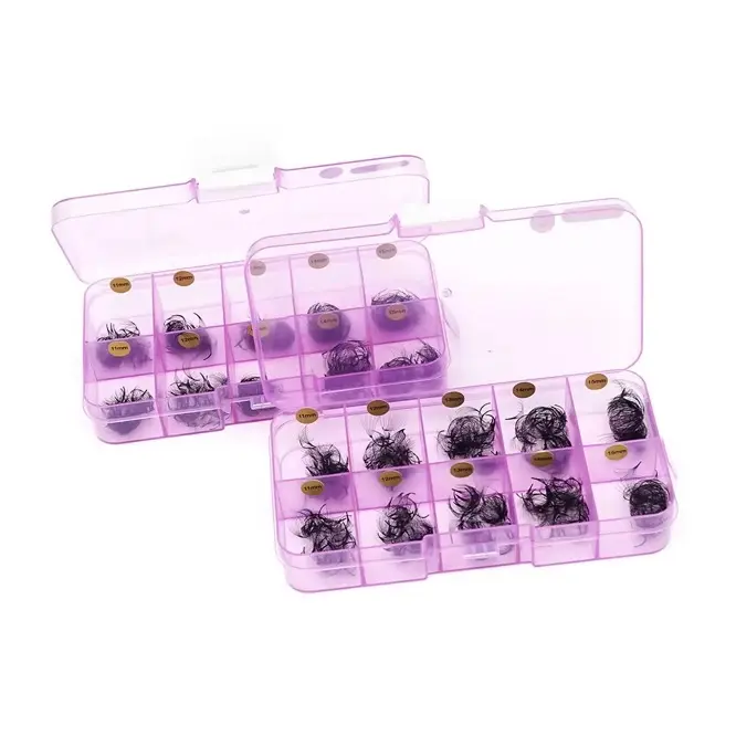 Promade Lash Extensions Mixed Tray 8D 0.05 11-15mm Handmade Eyelashes Volume Fans, Mixed Tray, Long-Lasting, Easy Application