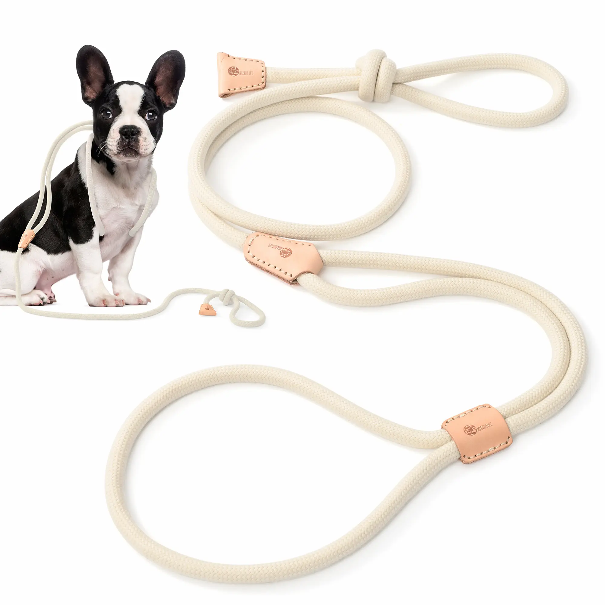 Mile High Life Harness Lead No Pull, All in one Dog Lead 2-in-1, Rope Leash and Harness two in One, Slip Leash for Puppy Small Dogs Training