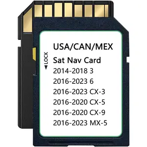 Latest Upgraded Navigation SD Card Compatible with 2016-2020 CX-5 / CX-9, 2014-2018 3, 2016-2023 6 / CX-3 / MX-5, USA/CAN/MEX Maps Update
