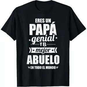 Eres un papá genial y el mejor abuelo en todo el mundo T-Shirt