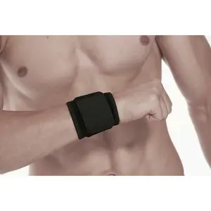 2 Pack Wrist Brace Adjustable Wrist Support Wrist Straps for Fitness Weightlifting, Tendonitis, Carpal Tunnel Arthritis, Wrist Wraps Wrist Pain Relief Highly Elastic (Black)