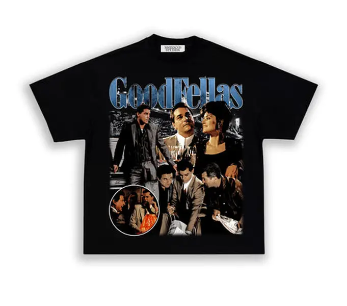 Vintage GoodFellas Movie T-shirt, Gangster Film Merch, Robert De Niro Fan Tee, Fashion Cotton, Full Colors, Full Sizes, For Men, For Women