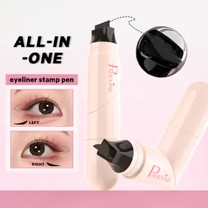 Rotating eyeliner pen dual-ended Quick-Dry，Long-Lasting Waterproof Liquid Liner for EffortlessWinged Eve Looks.
