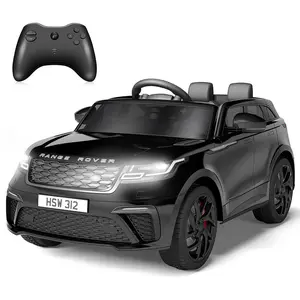 GARVEE 12V Licensed Land Rover Ride-On Electric Car for Ages 3-8 with Parent Remote Control, MP3 Player, Rocking Feature, and Pull Rod - Perfect for Outdoor Fun and Adventure!