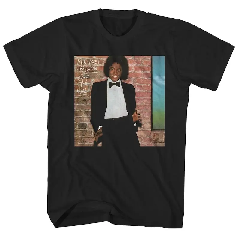 Michael Jackson Off The Wall Mens T Shirt Music Classic Band Tee, Michael Jackson Retro Graphic T-Shirt, King of Pop Vintage Tee y2k, kid