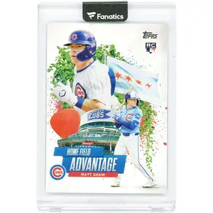 Matt Shaw Chicago Cubs 2025 Topps Home Field Advantage #HA-44 Rookie Card - Fanatics Authentic Certified