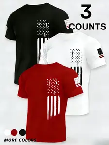 Men's Casual Long Sleeve Slim Fit Geometric Pattern Active Top, Fitness Shirts, Breathable Comfortable Fabric, Ideal for Sports Fitness Daily Wear