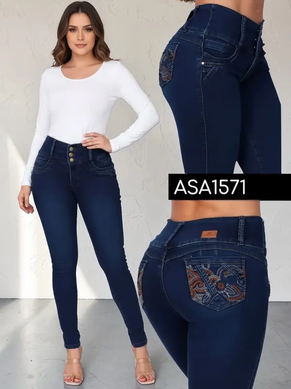 ASA1571 ASA Moda Buttlifting Colombian Jeans