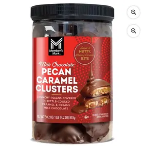Member's Mark Milk Chocolate Pecan Caramel Clusters, 30.2 oz.