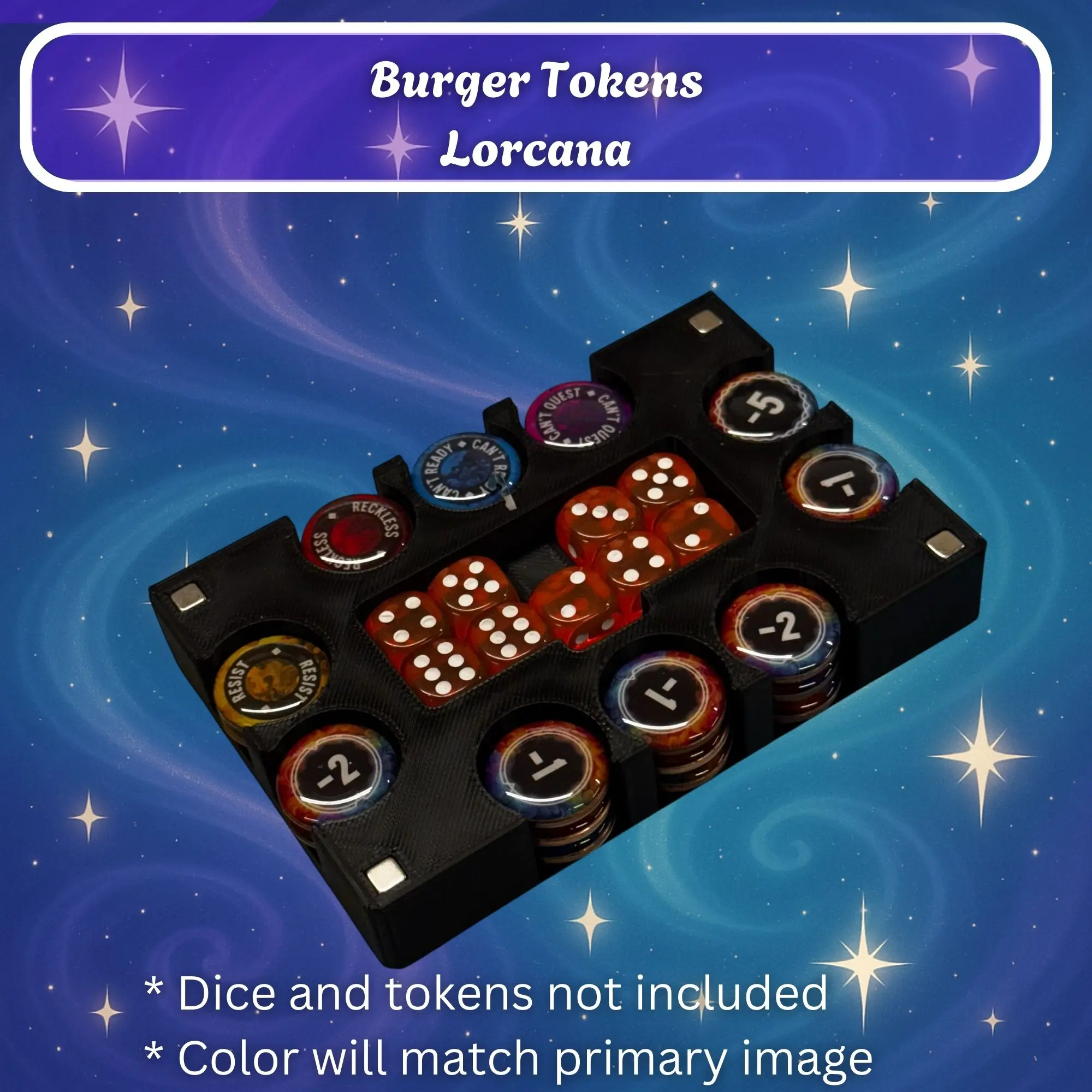 Burger Tokens for Lorcana
